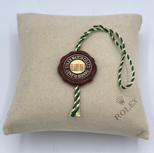 Rolex tag sigillo seal in ceralacca "Geneva Bienne" originale