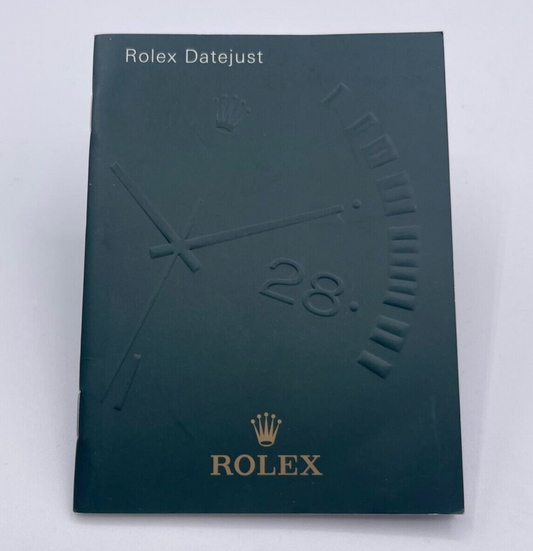 Rolex Datejust libretto corredo orologio watch booklet anno 2004 francese