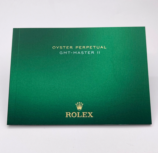 Rolex Gmt-Master II libretto corredo orologio watch booklet 6.2024 italiano