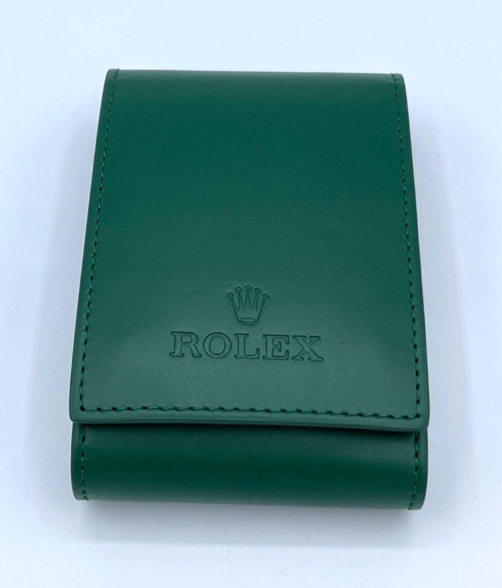 Rolex scatola orologio viaggio pochette pelle watch travel box 4424555.719514