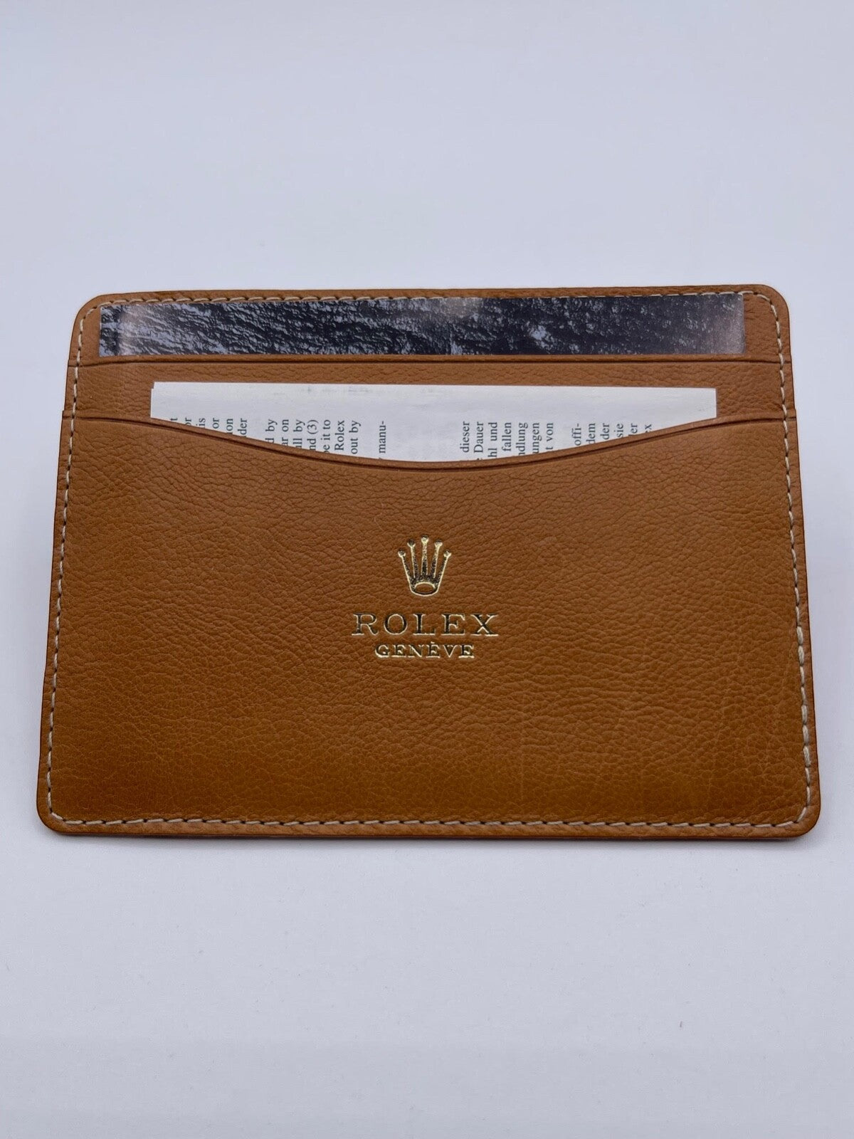 Rolex Cellini porta garanzia 050.05.34 + libretto booklet traduzione anni 90"