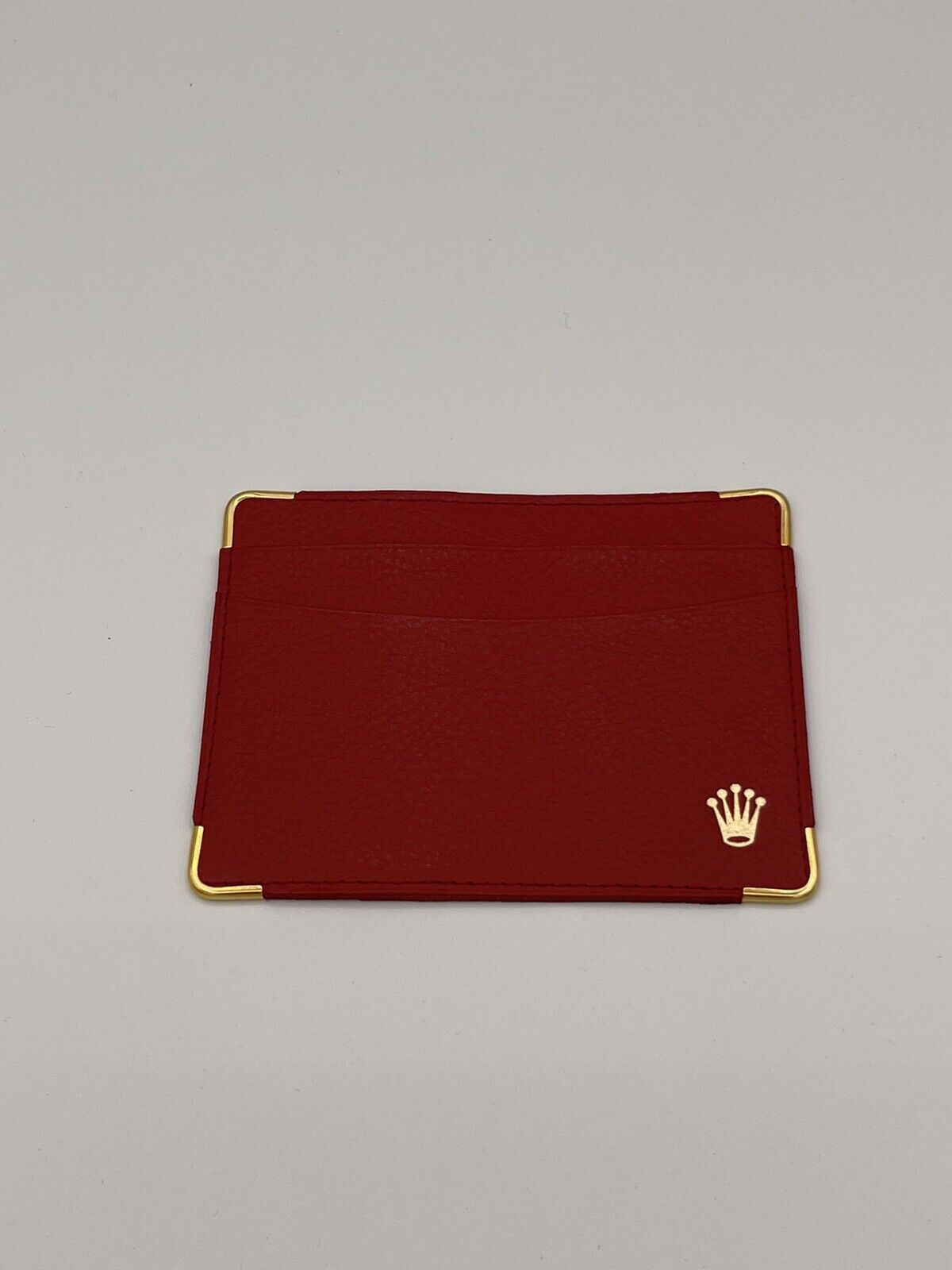 Rolex porta garanzia warranty holder pelle rossa red vintage originale