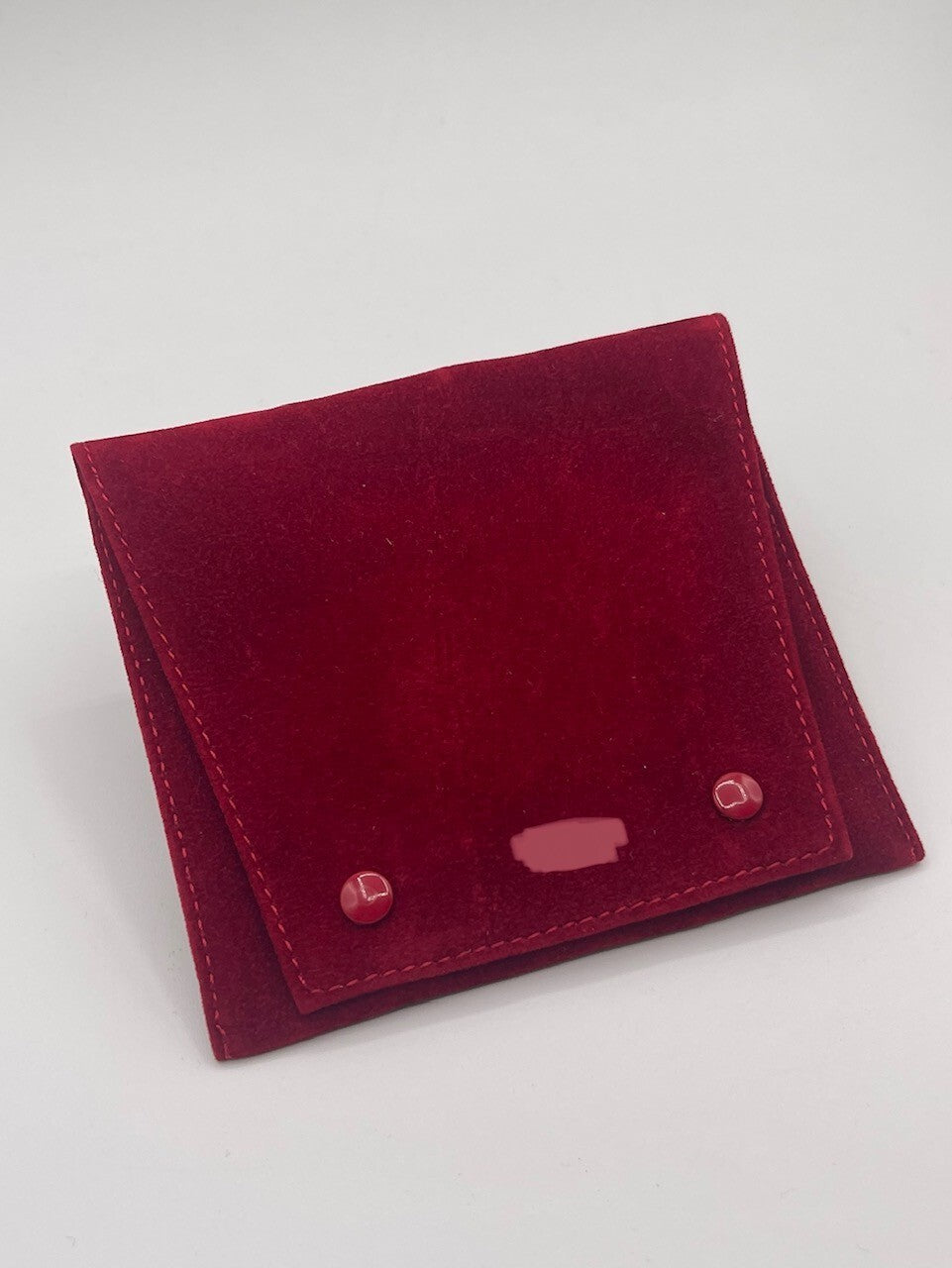 Cartier pochette personalizzata customized travel box clutch rosso senza cuscino