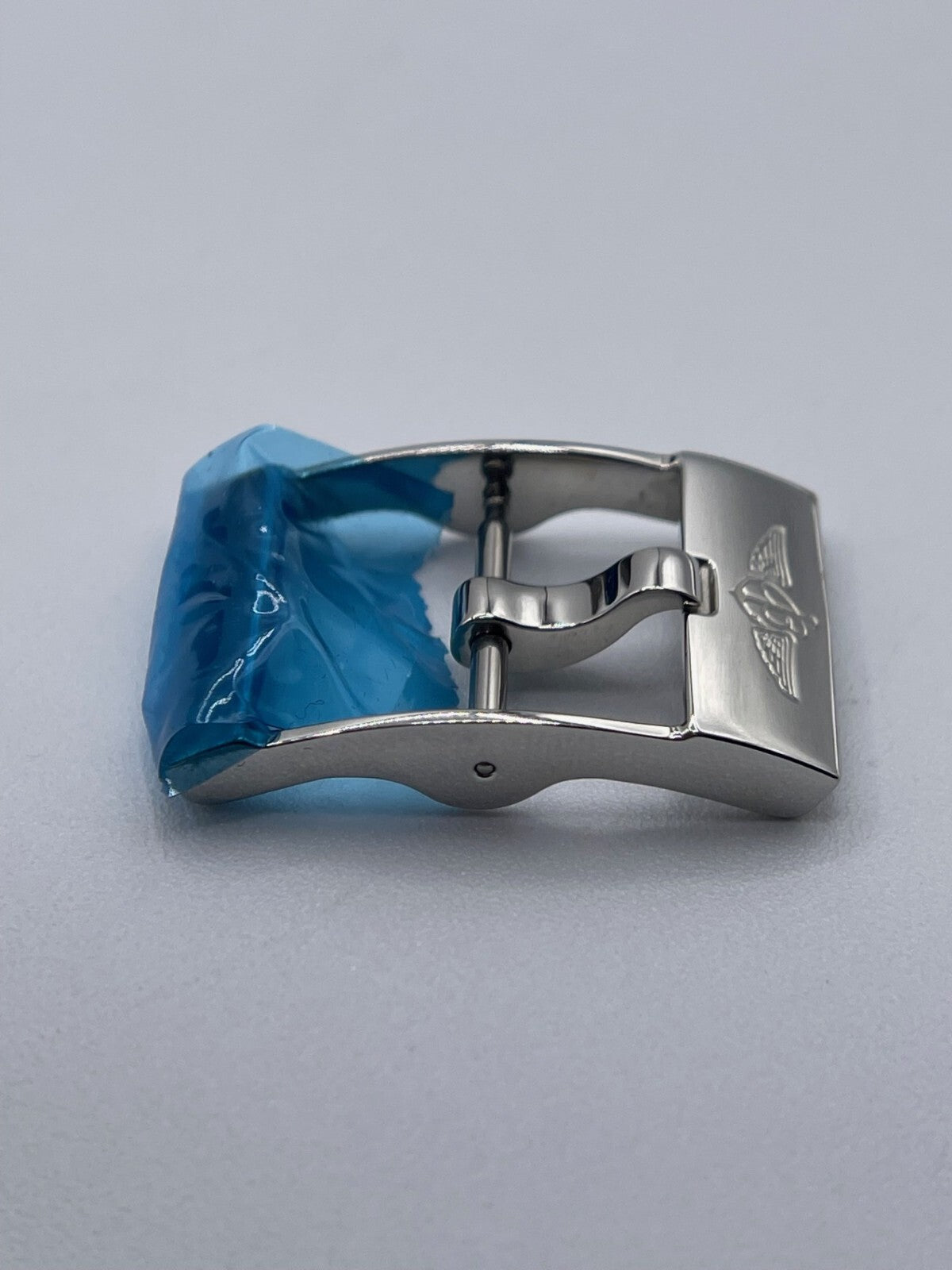Breitling fibbia buckle acciaio 17 mm originale new