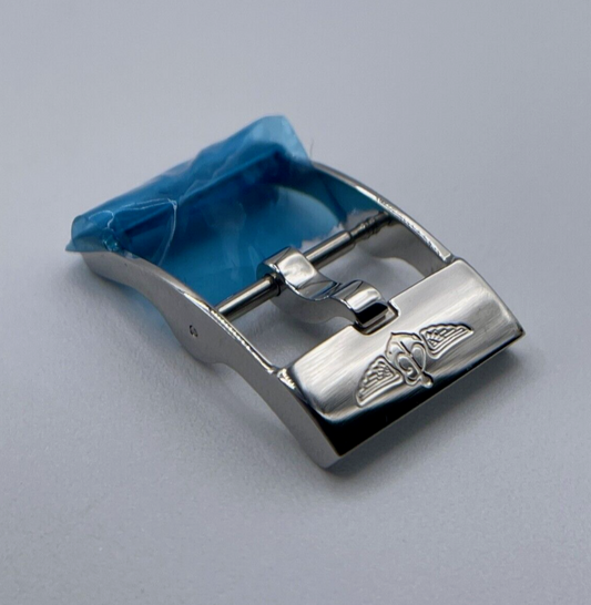 Breitling fibbia buckle acciaio 17 mm originale new