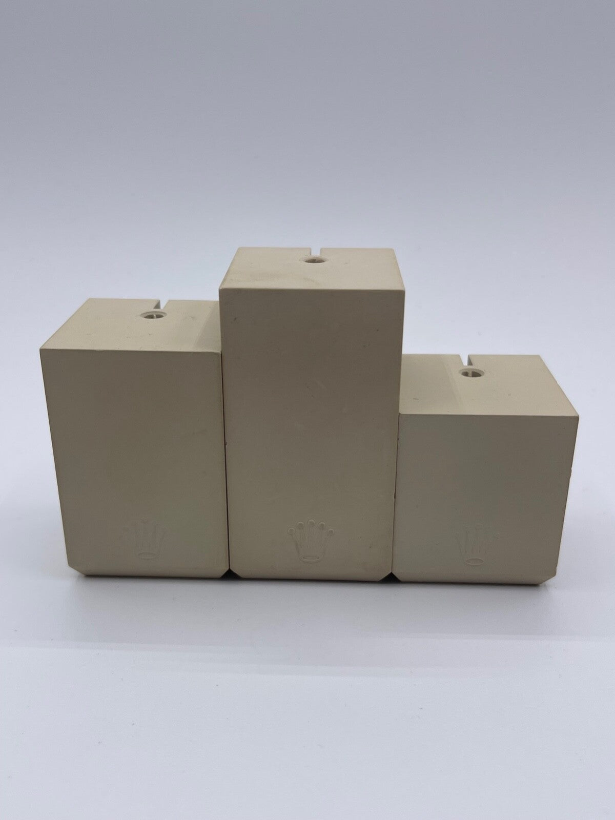 Rolex set 3 espositori beige display watch display