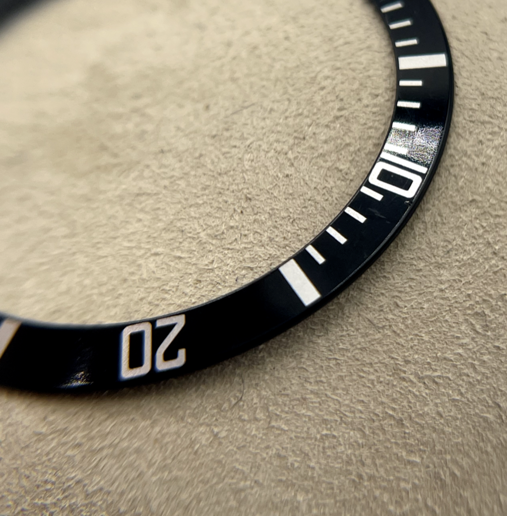 Rolex Submariner 14060M inserto ghiera bezel insert B315-14060-181-A1 luminova