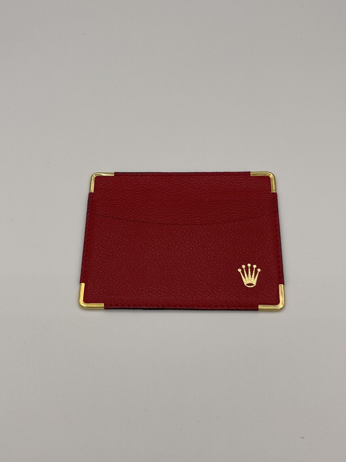 Rolex porta garanzia warranty holder pelle rossa red vintage originale