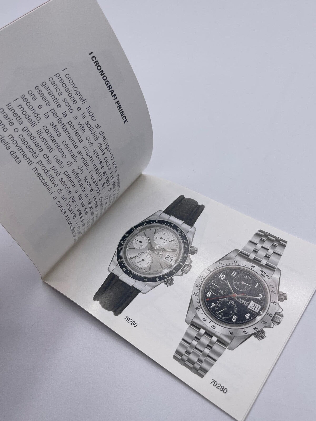 Tudor Prince Submariner Monarch libretto orologio italiano ( 1994 - 2002 )