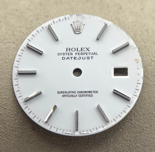 Rolex Datejust quadrante bianco white dial "T swiss made T" cal. 3135