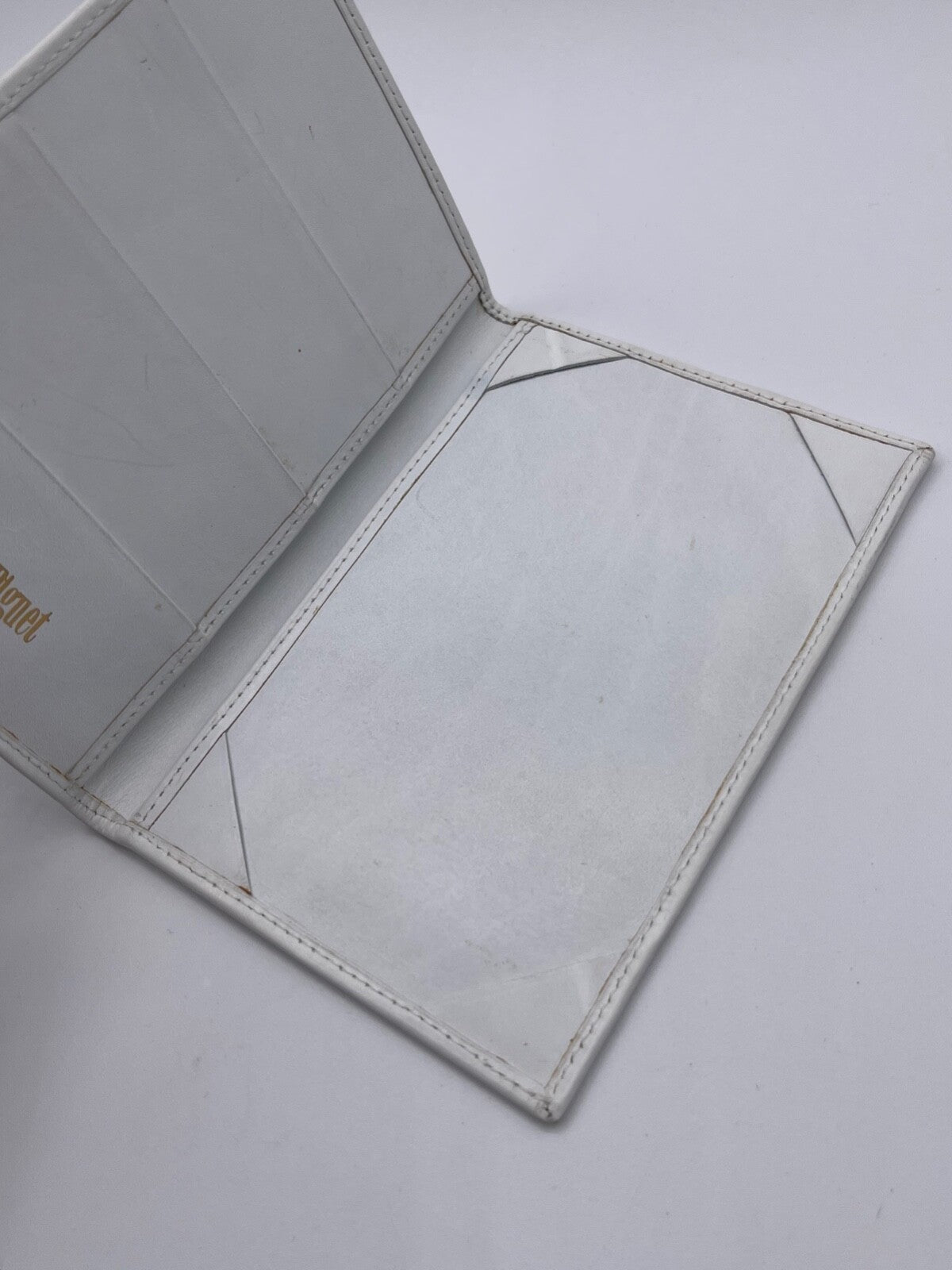 Audemars Piguet porta garanzia warranty holder pelle bianco royal oak vintage
