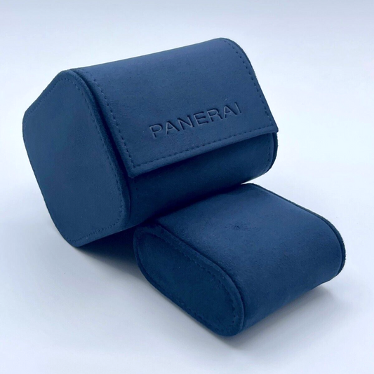 Panerai Luminor Radiomir custodia viaggio orologio watch travel box velluto blu
