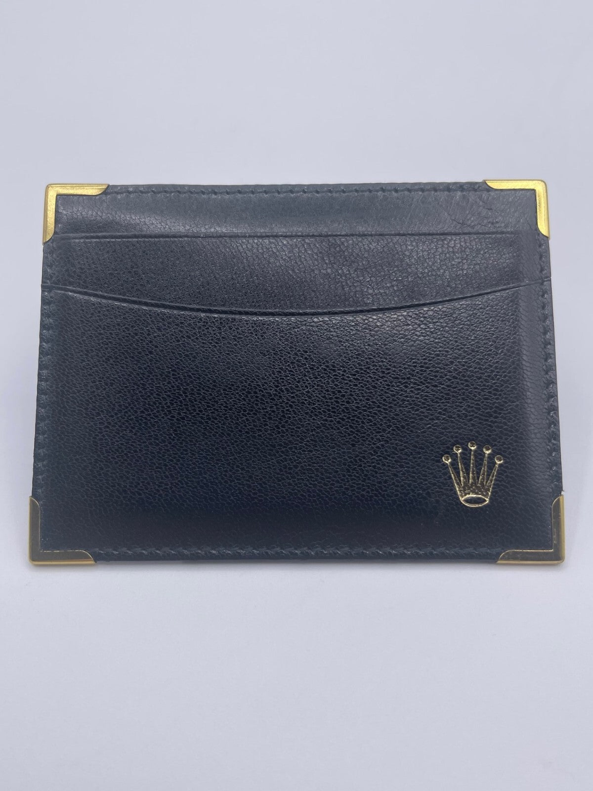 Rolex porta garanzia guarantee holder pelle nero black ref. 101.20.34 vintage