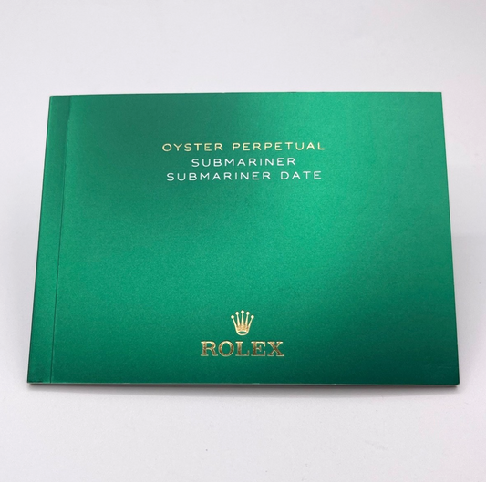 Rolex Submariner Date libretto corredo orologio watch booklet 2017 giapponese