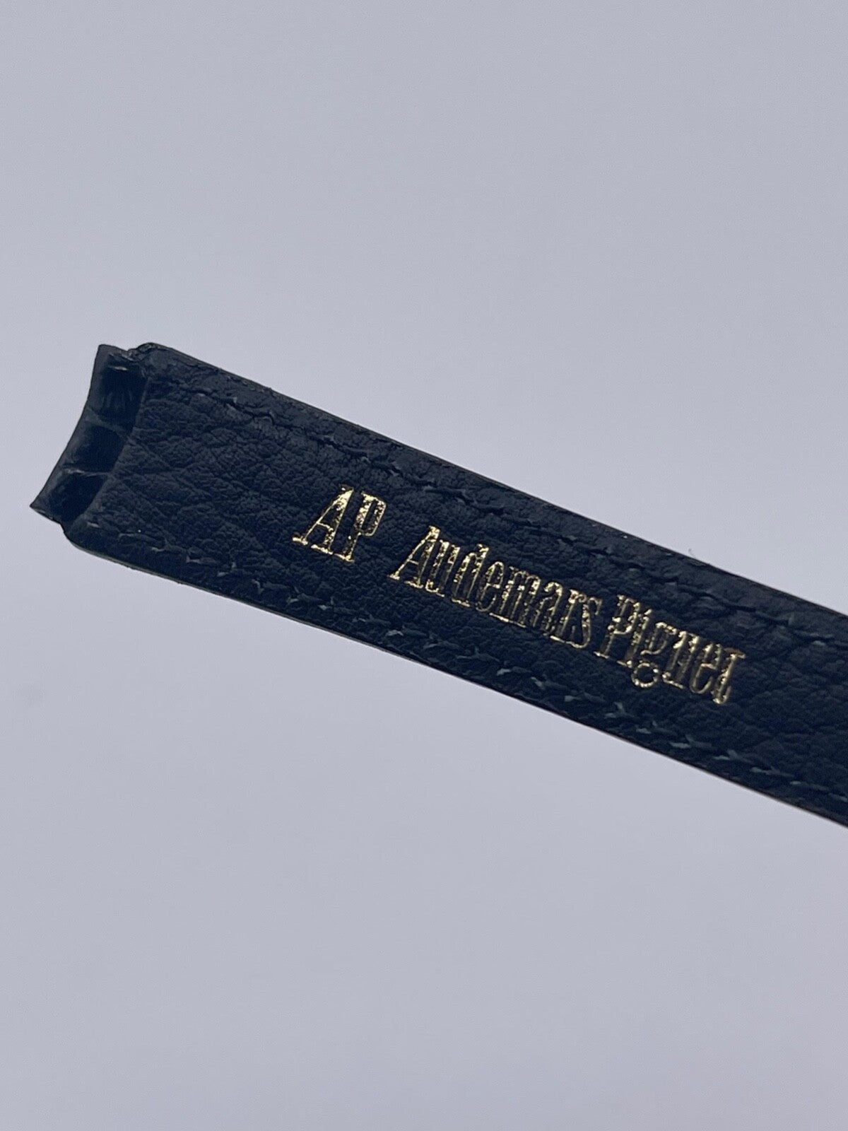 Audemars Piguet cinturino watch strap pelle coccodrillo nero 12/12mm
