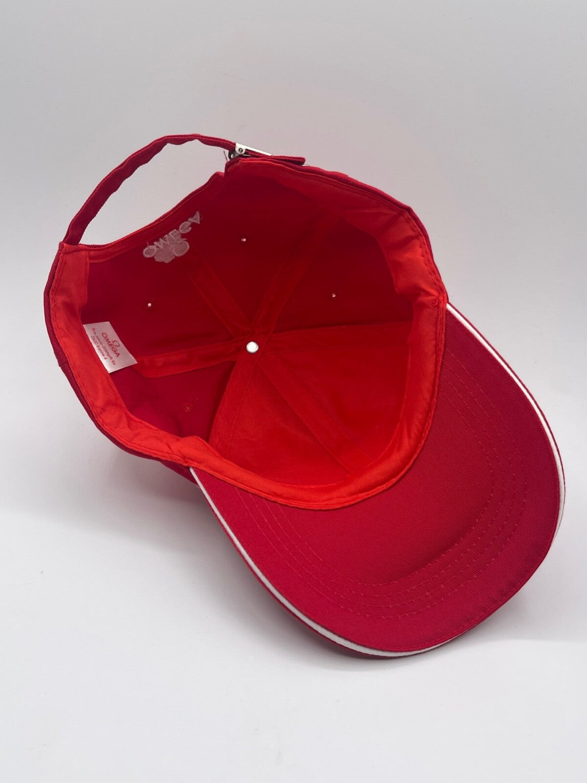 Omega cappello rosso red hat taglia unica one size