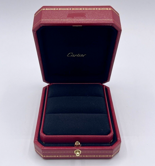 Cartier scatola 2 anelli fidanzamento engagement rings box ref. CRCO000465