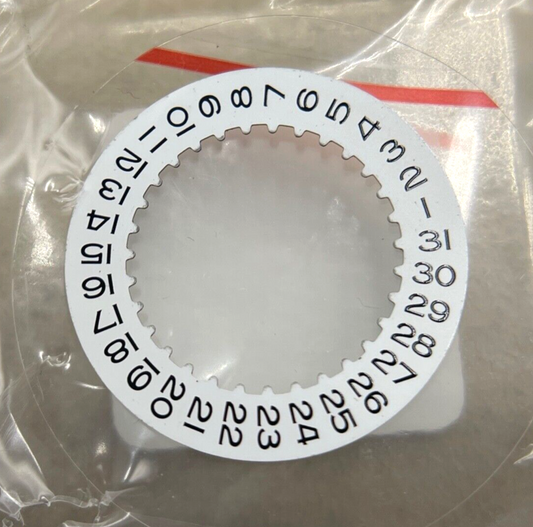 Rolex Datejust disco data bianco white date disc cal. 3135-16200-K1