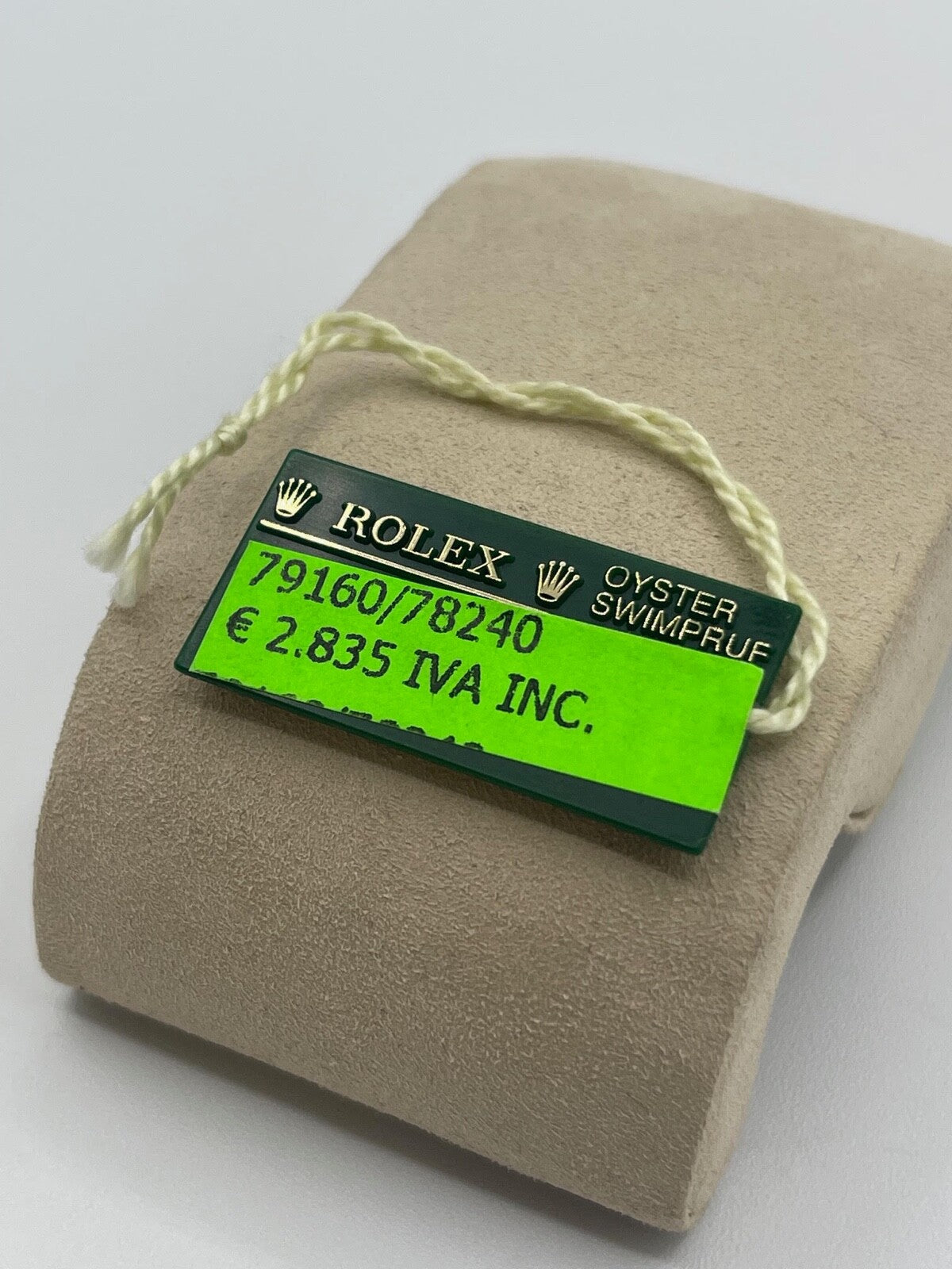 Rolex Submariner Datejust Gmt Yacht Master Oyster cartellino prezzo price tag