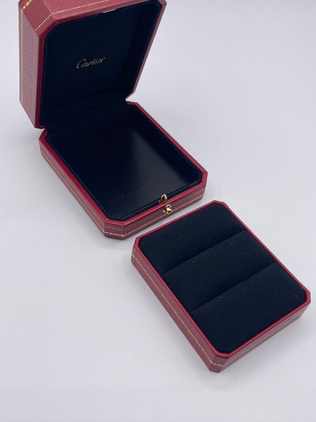 Cartier scatola 2 anelli fidanzamento engagement rings box ref. CRCO000465