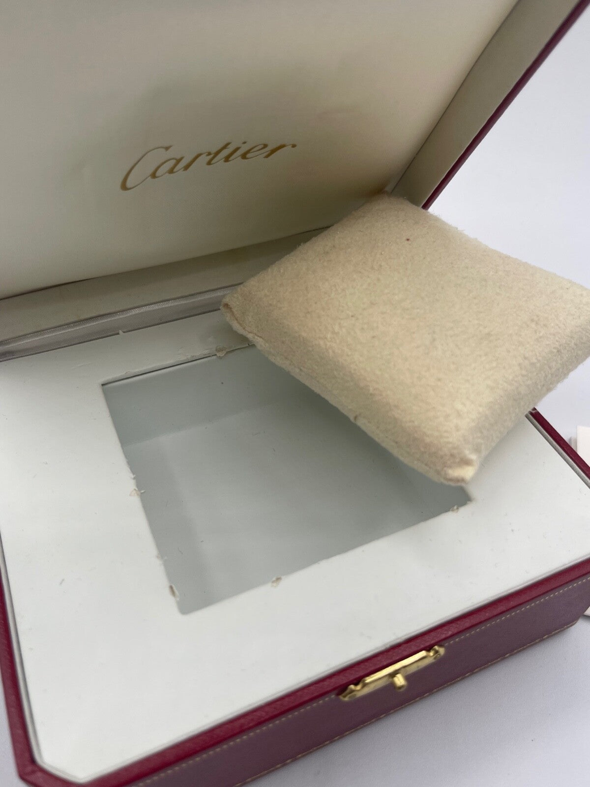 Cartier scatola watch box COWA 0043 + libretto istruzioni instructions booklet