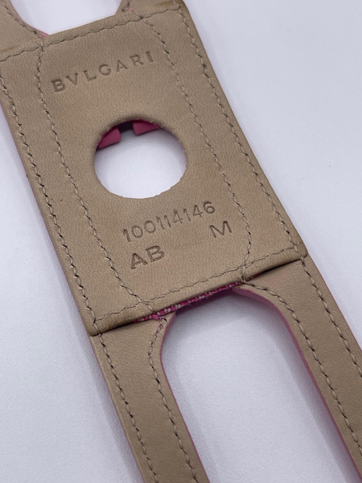 Bvlgari bulgari B-zero1 cinturino orologio rosa watch strap ref 100114146