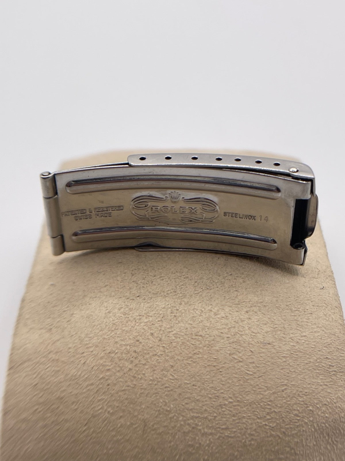 Rolex chiusura acciaio 14 - 4 71 steel clasp 15.9mm