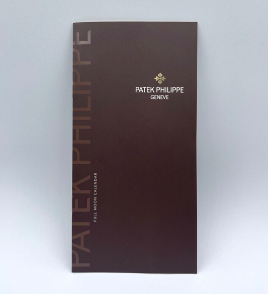 Patek Philippe libretto calendario lunare full moon calendar booklet 04.08