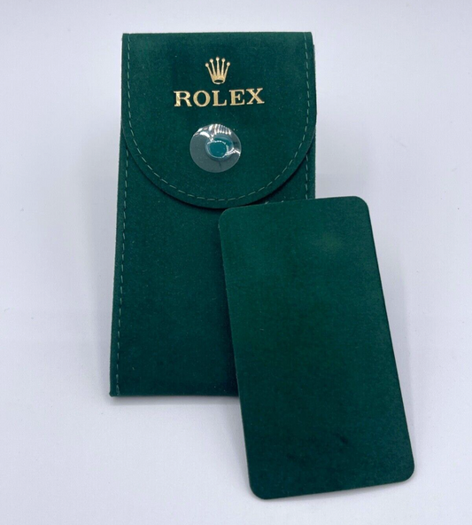 Rolex pochette porta orologio travel box verde ref. 50006036.64