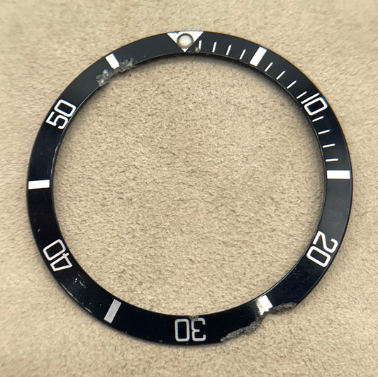 Rolex Submariner 1680 5512 5513 Sea-Dweller 1665 inserto nero black insert
