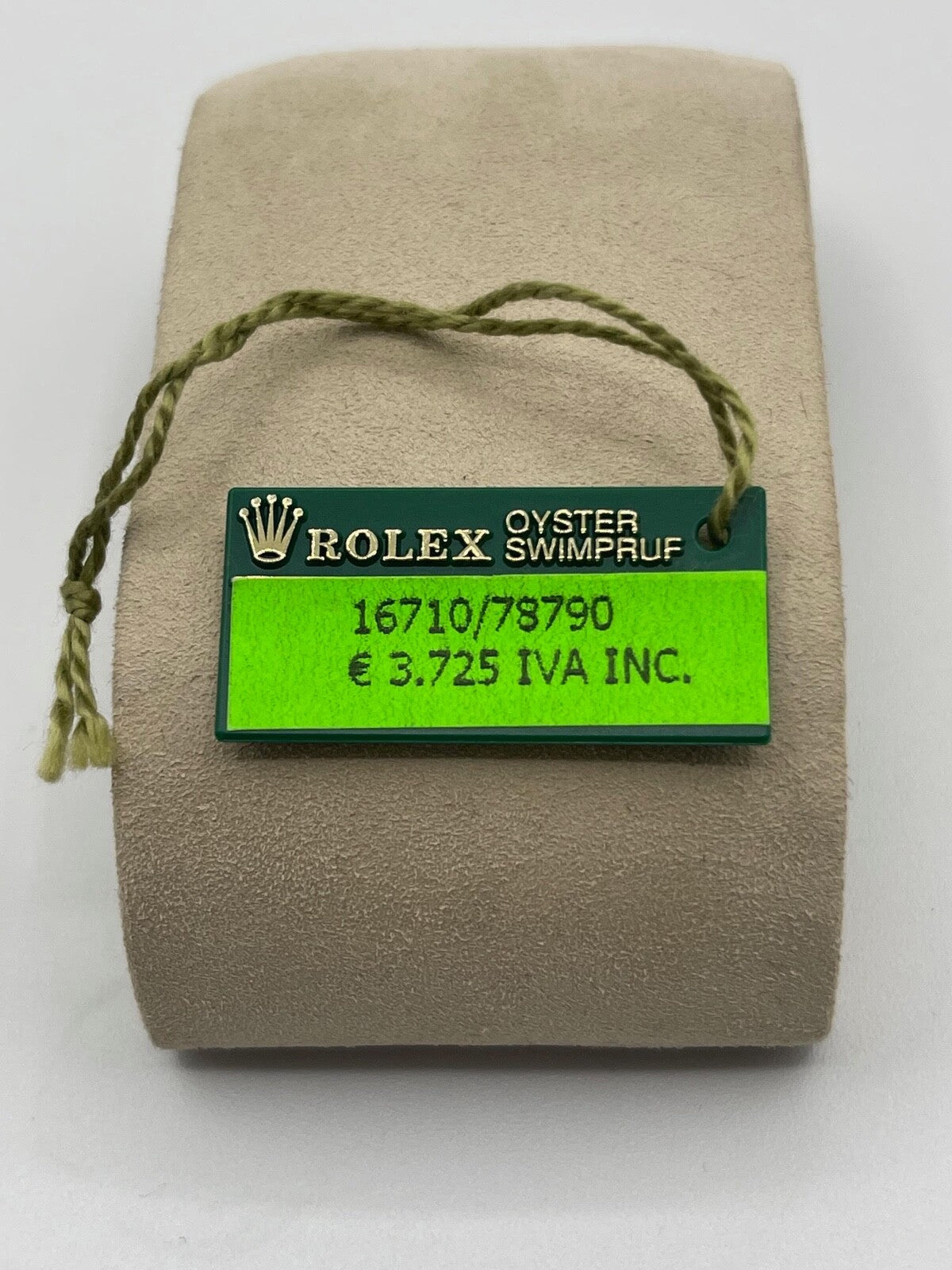 Rolex Submariner Datejust Gmt Yacht Master Oyster cartellino prezzo price tag