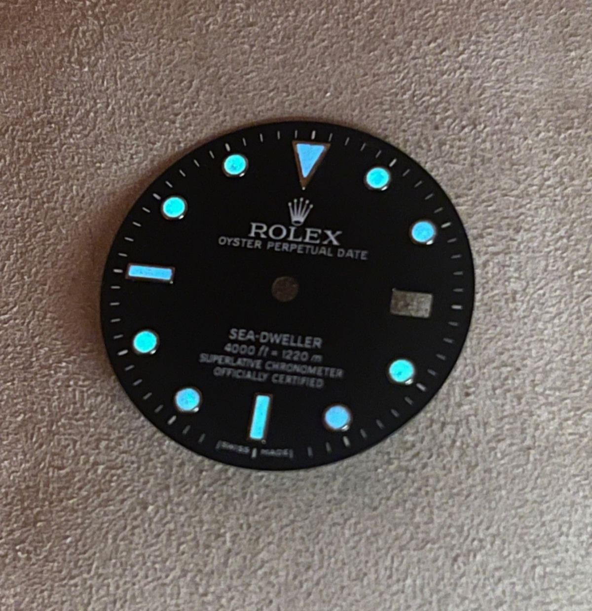 Rolex Sea-Dweller 16600 16660 quadrante nero black dial
