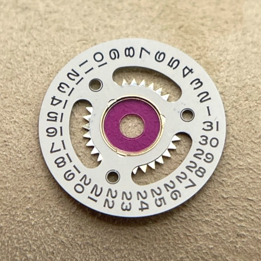 Rolex Oyster Perpetual disco data bianco date disc cal. 2135 ref. 2135-6900-2