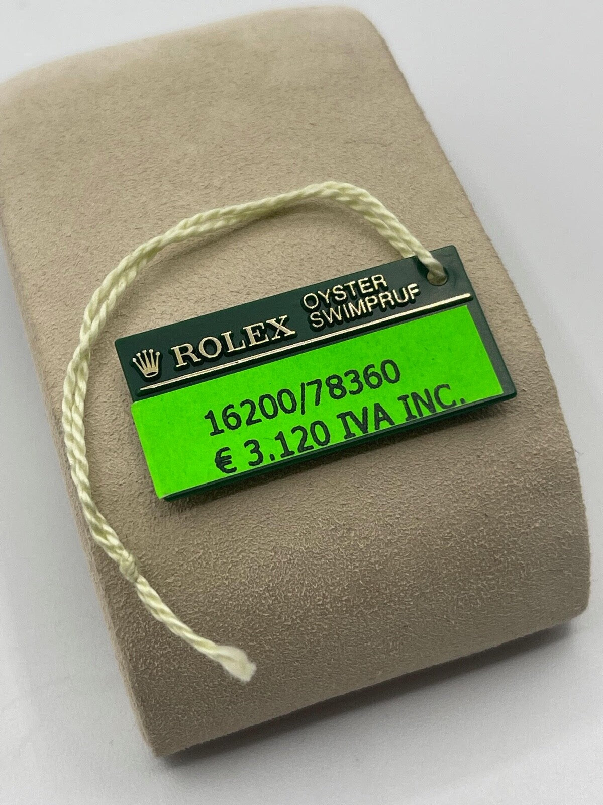 Rolex Submariner Datejust Gmt Yacht Master Oyster cartellino prezzo price tag