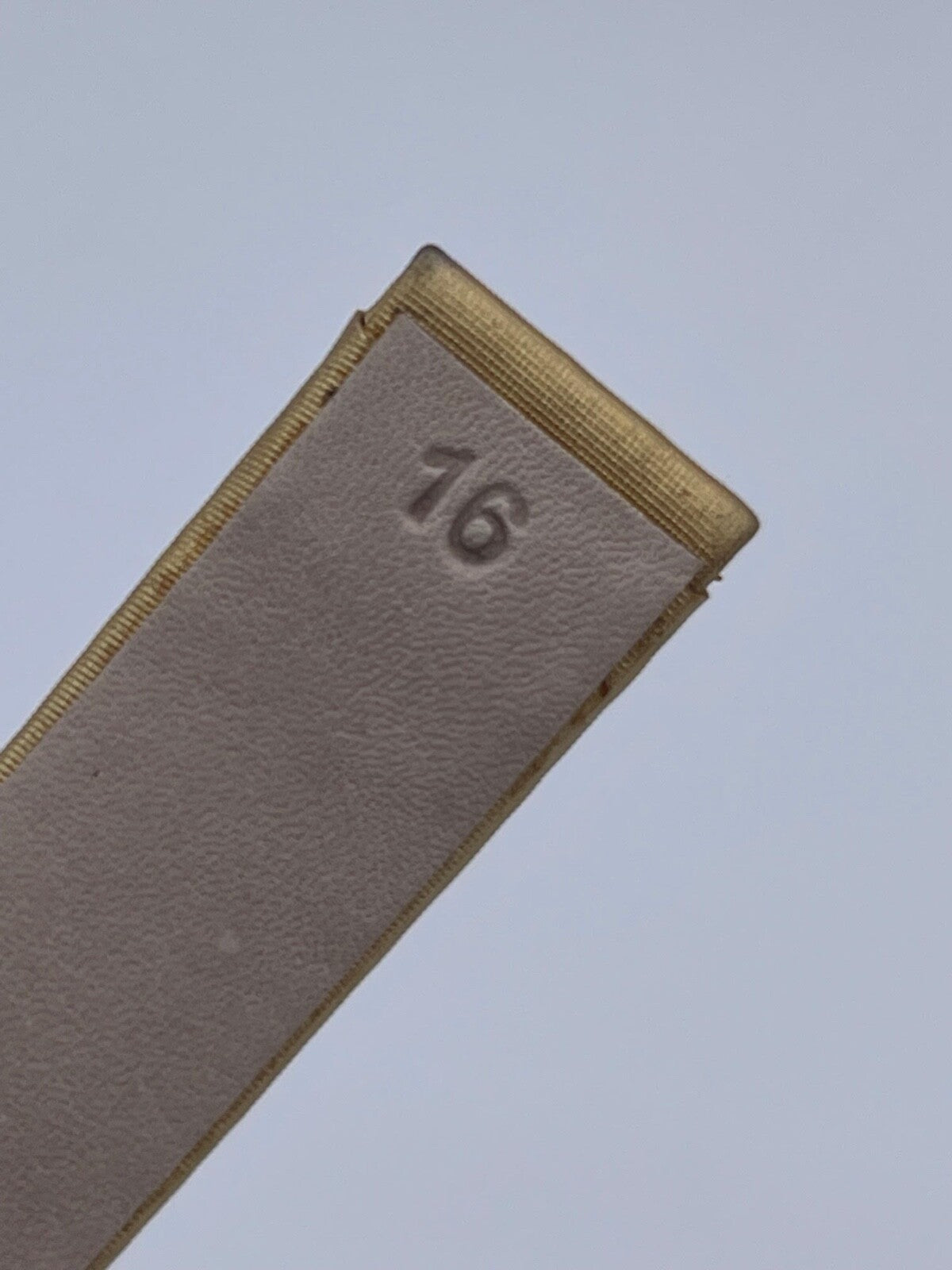 Camille Fournet Toile St Germain cinturino orologio watch strap oro 16/14 mm