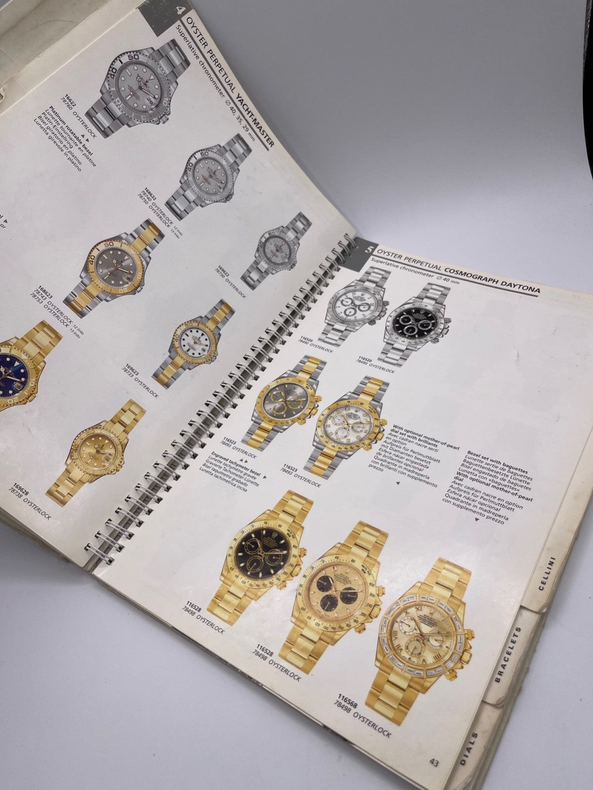 Rolex catalogo rivenditori libro dealer catalogue book 2000/01
