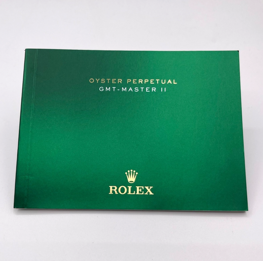 Rolex Gmt-Master II libretto corredo orologio watch booklet 10.2016 cinese