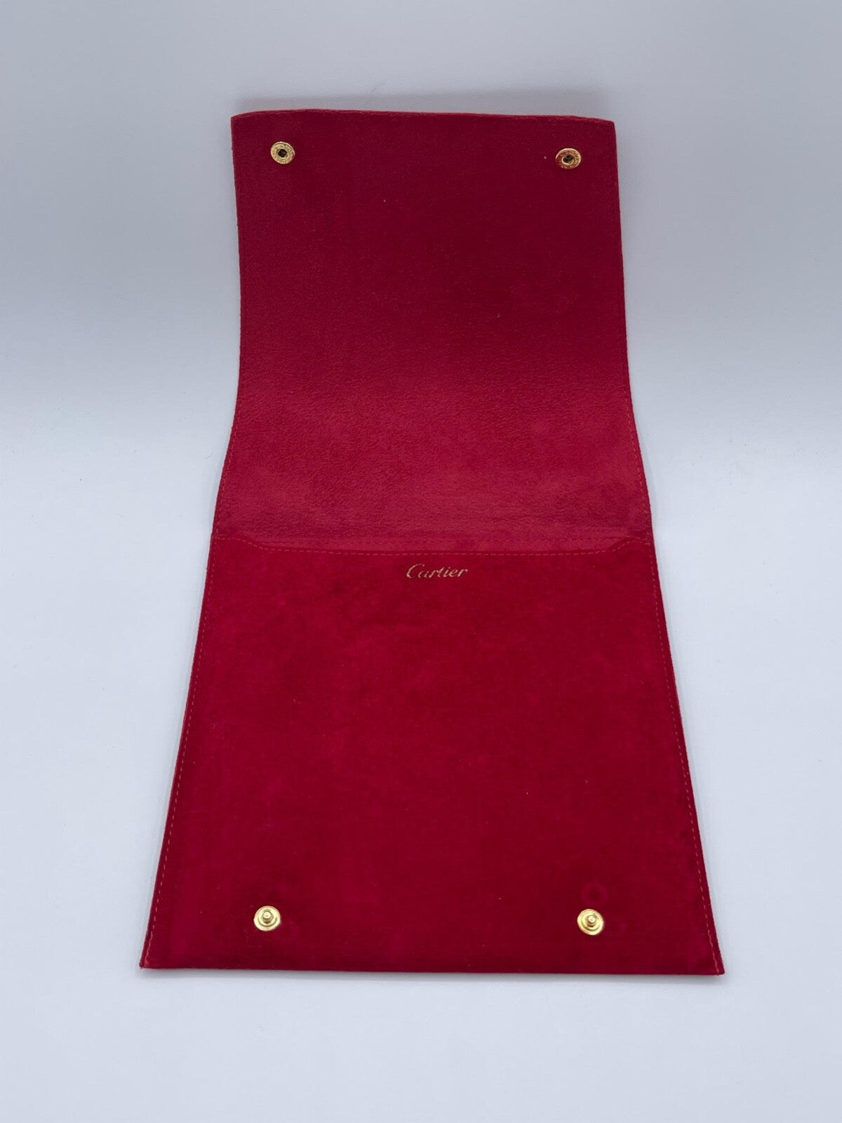 Cartier pochette custodia da viaggio travel box porta gioielli jewels velluto