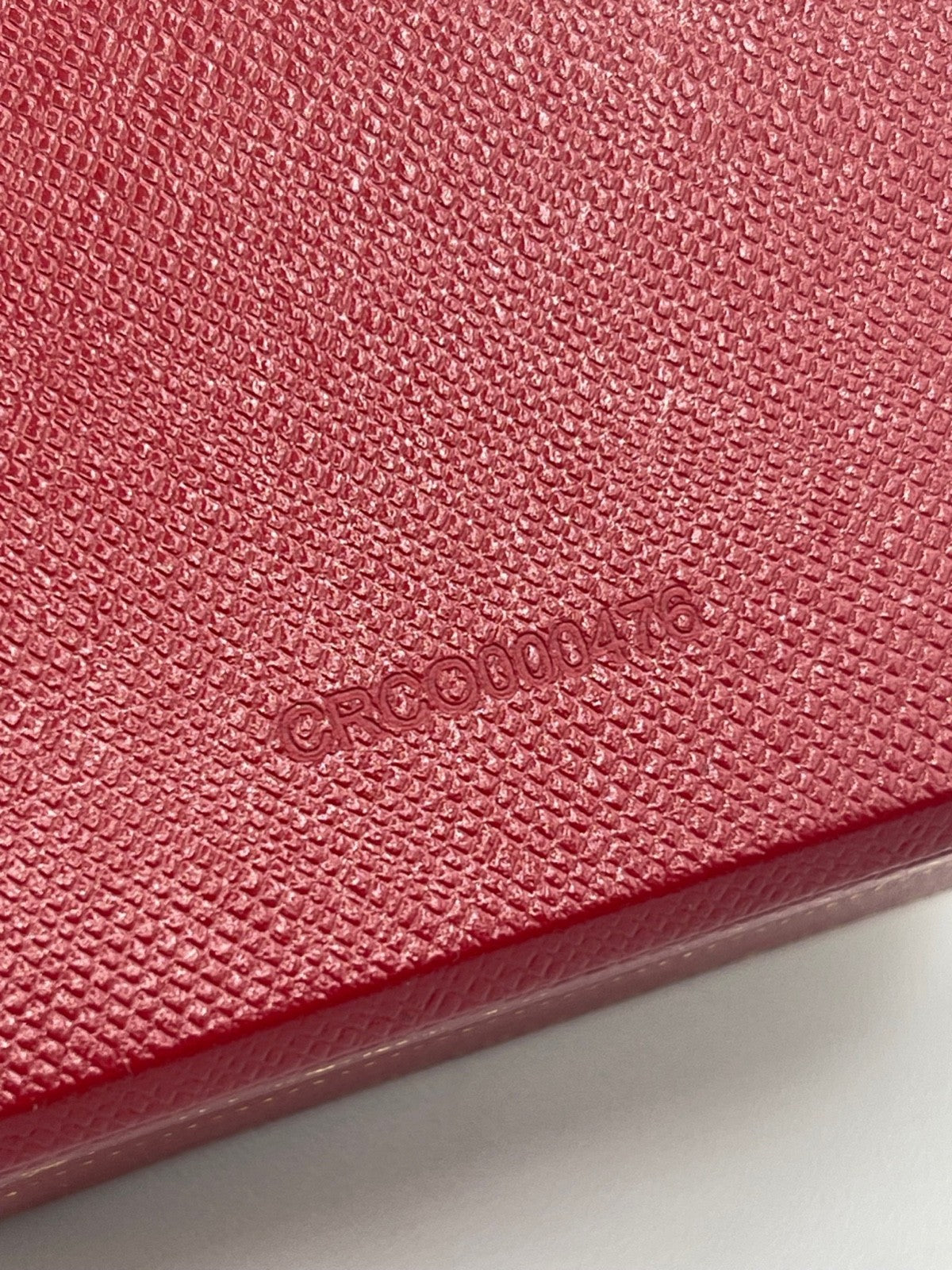 Cartier scatola orecchini earrings box ref CRCO000476 completa