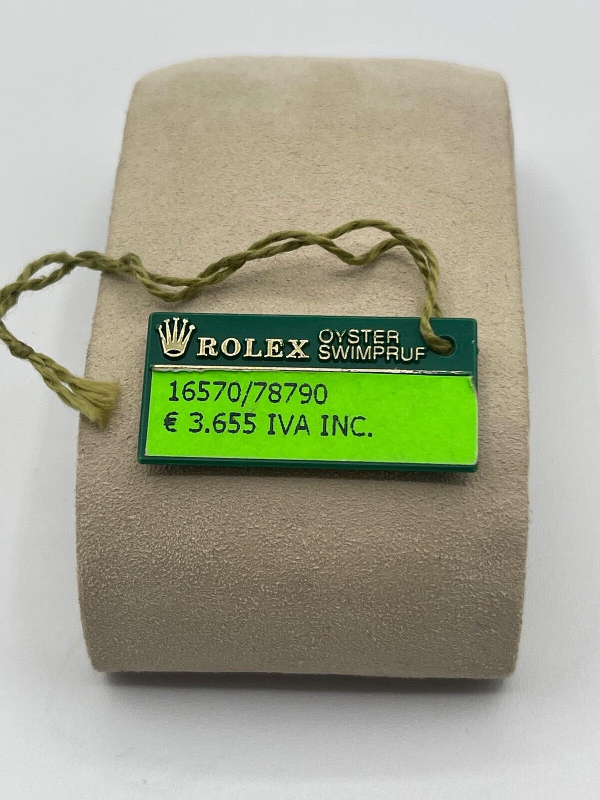 Rolex Submariner Datejust Gmt Yacht Master Oyster cartellino prezzo price tag