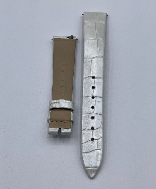 Jaeger Le-Coultre Reverso cinturino orologio watch strap alligatore silver 14/12