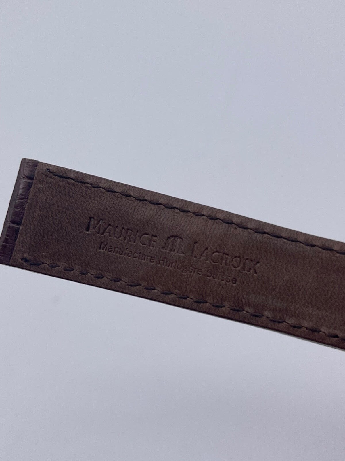 Maurice Lacroix Eliros Masterpiece Pontos cinturino pelle watch strap 20/18mm