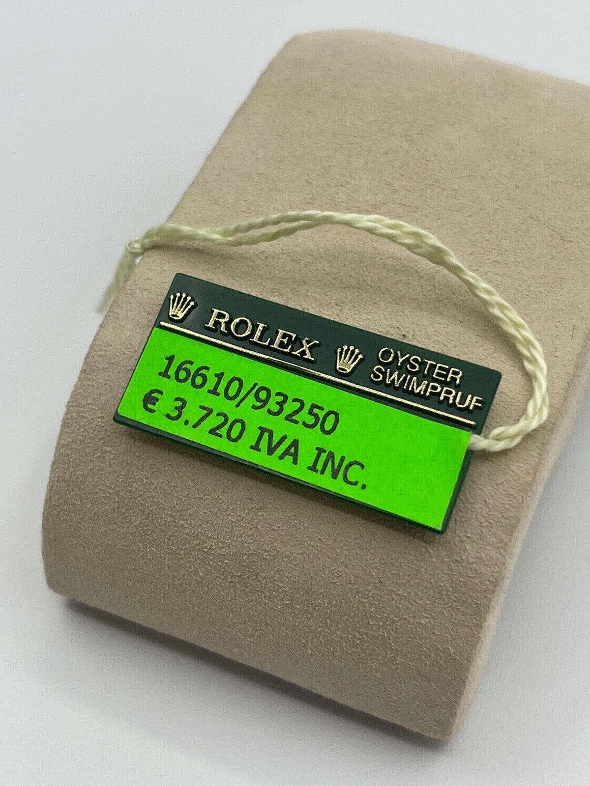 Rolex Submariner Datejust Gmt Yacht Master Oyster cartellino prezzo price tag