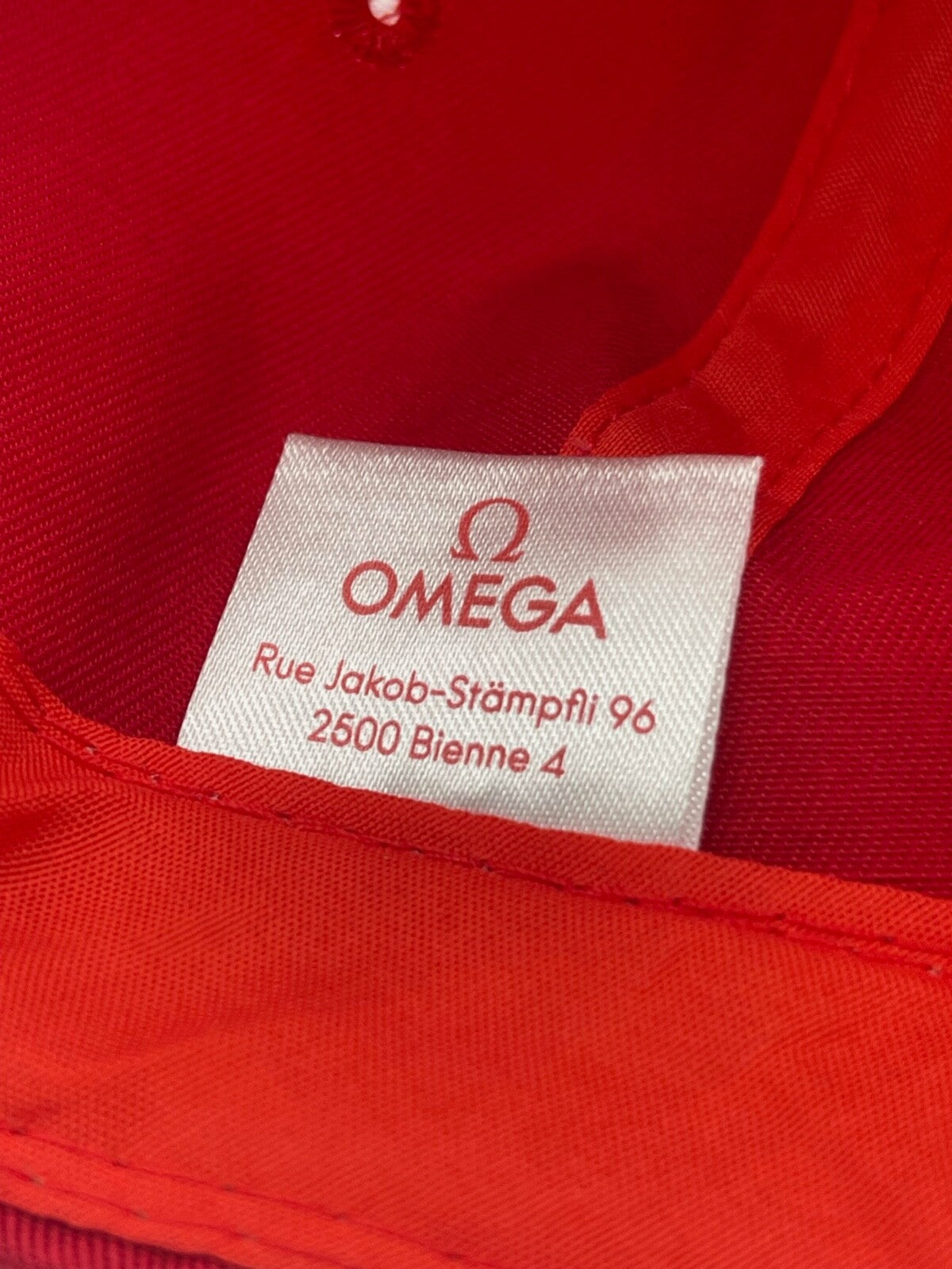 Omega cappello rosso red hat taglia unica one size