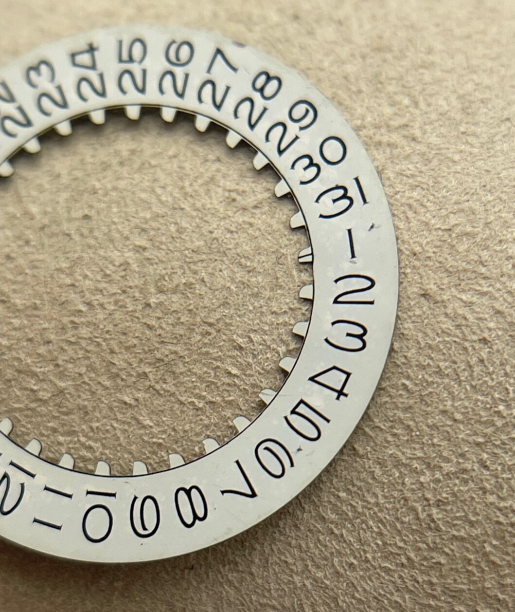 Rolex Submariner disco data bianco 5099-2 white date disc cal. 3035