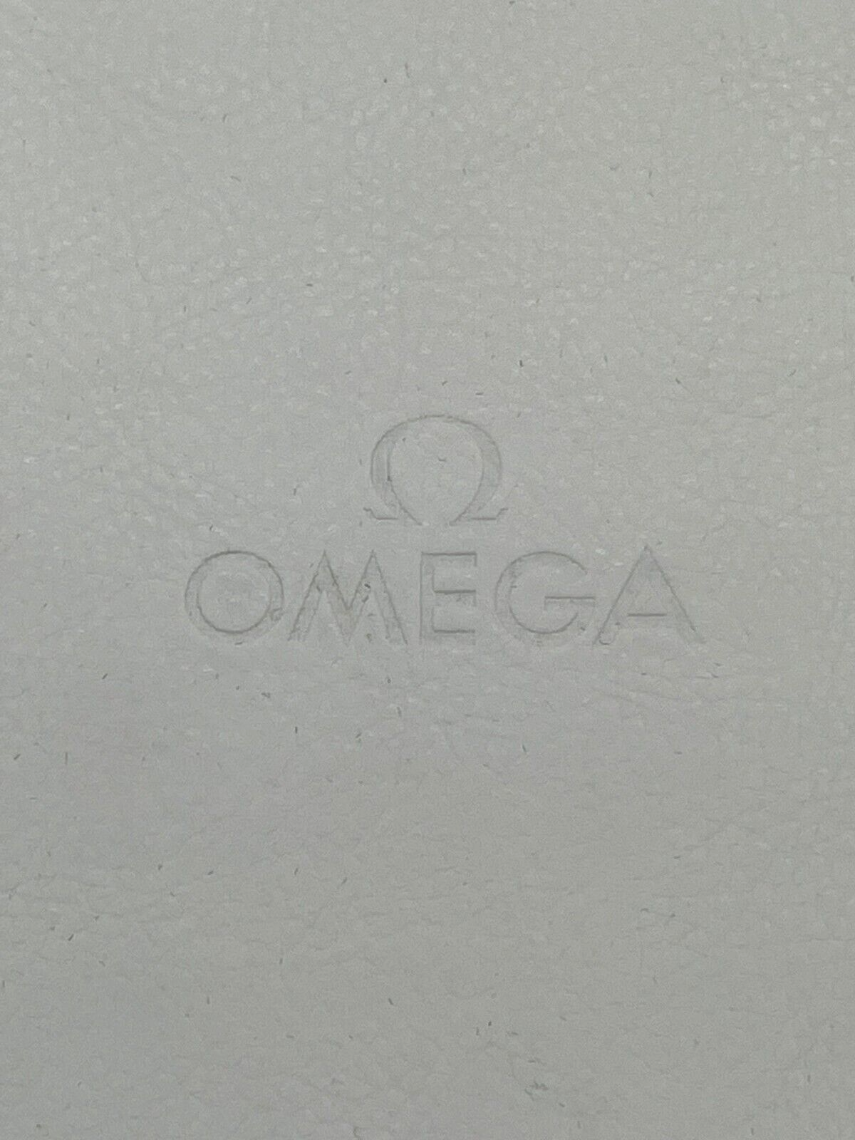 Omega porta garanzia warranty holder Olimpiadi Olympic Games pelle bianca