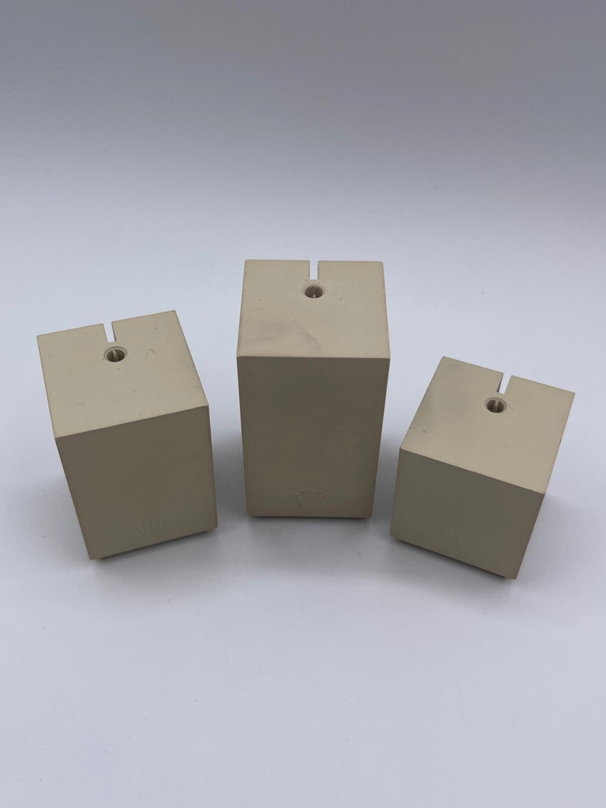 Rolex set 3 espositori beige display watch display