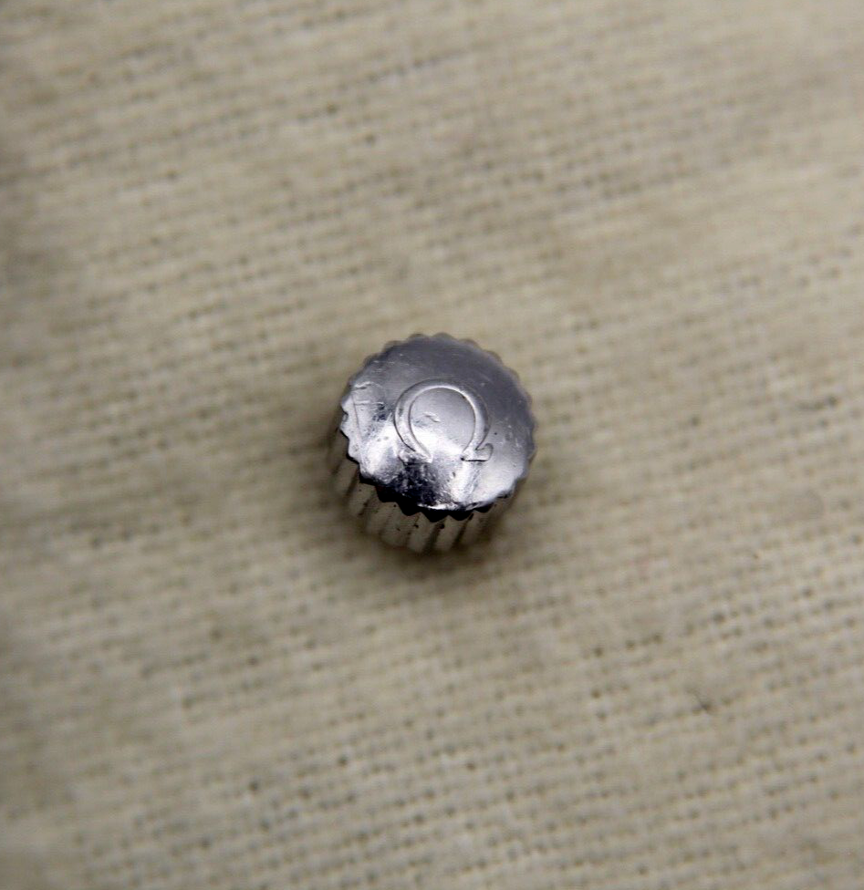 Omega corona crown acciaio steel 6.51mm