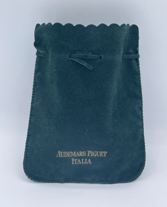 Audemars Piguet pochette porta orologio Italia watch travel box verde vintage