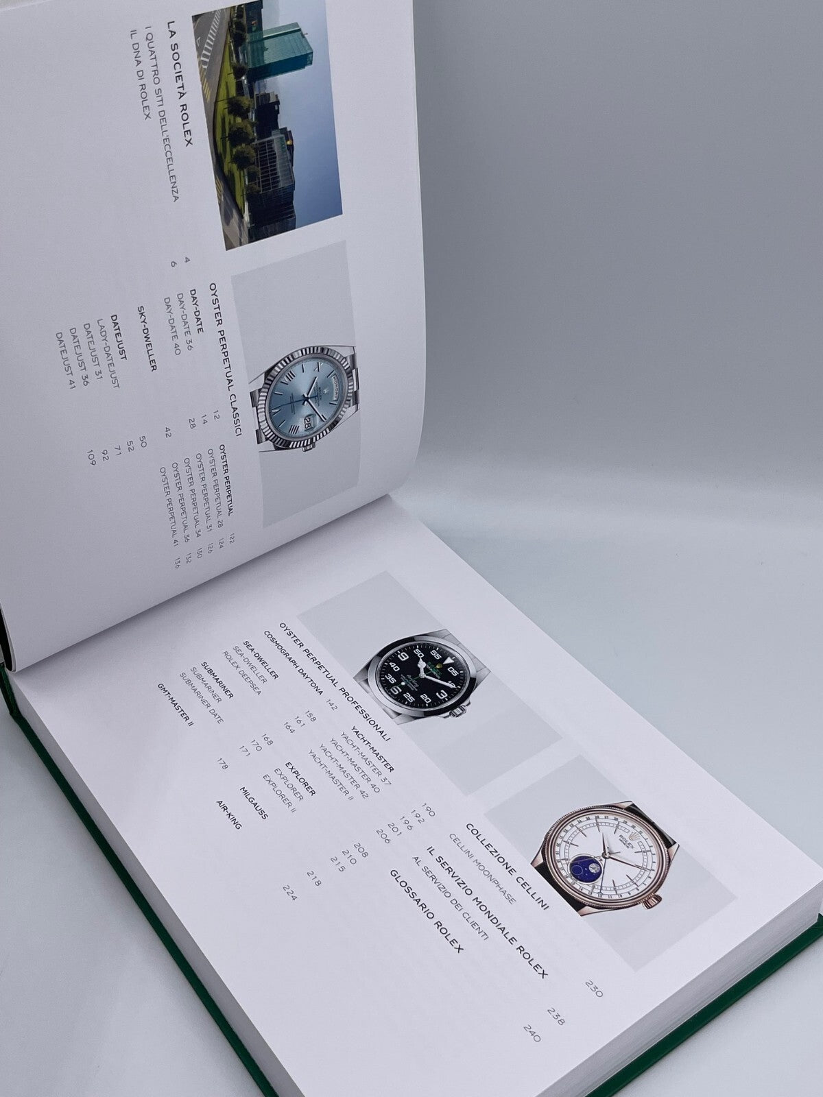 Rolex Submariner Datejust Daytona Explorer catalogo anno 2022/2023 italiano